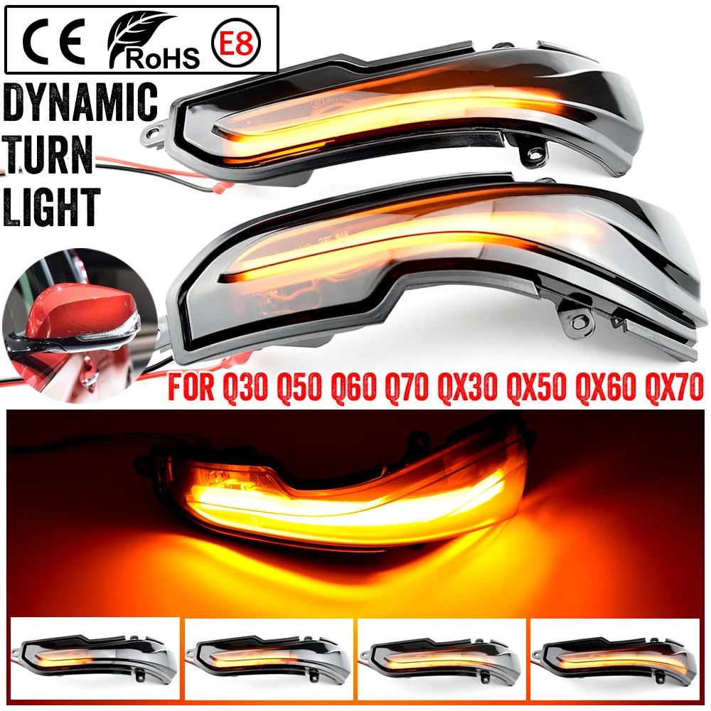 2PCS Hight Quality LED Dynamic Turn Signal Light Sequential Lamp For Infiniti Q30 Q50 Q60 Q70 QX50 QX60 QX70 Q50S Q50L
2PCS Hight Quality LED Dynamic Turn Signal Light Sequential Lamp For Infiniti Q30 Q50 Q60 Q70 QX50 QX60 QX70 Q50S Q50L