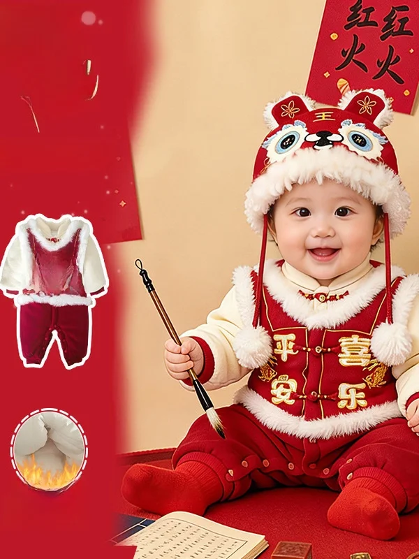 Thiened Cotton Baby Rer ex Sweet Sle Long Sve round Ne Цветная зимняя одежда на одной пуговице для B...
Thiened Cotton Baby Rer ex Sweet Sle Long Sve round Ne Цветная зимняя одежда на одной пуговице для B...