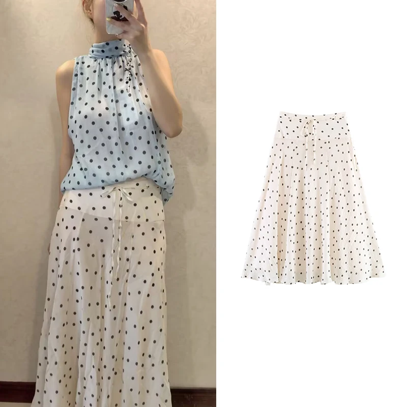 Women's Skirts Summer 2026 New Fashion Polka Dots Elegant Women's High Waist Skirts Chic Street Youth Holiday Leisure Skirts
Women's Skirts Summer 2026 New Fashion Polka Dots Elegant Women's High Waist Skirts Chic Street Youth Holiday Leisure Skirts