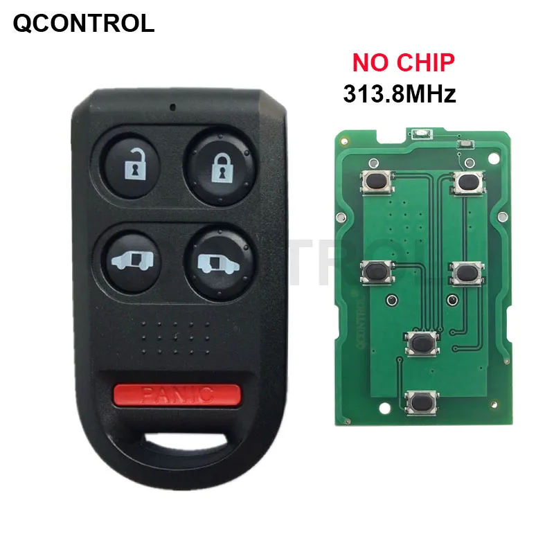 Qcontrol313.8MHz Smart Remote Car Key Fob 4 1/5 Buttons no Chip for Honda Odyssey 2005 2006 2007 2008 2009 2010 car accessories
Qcontrol313.8MHz Smart Remote Car Key Fob 4 1/5 Buttons no Chip for Honda Odyssey 2005 2006 2007 2008 2009 2010 car accessories