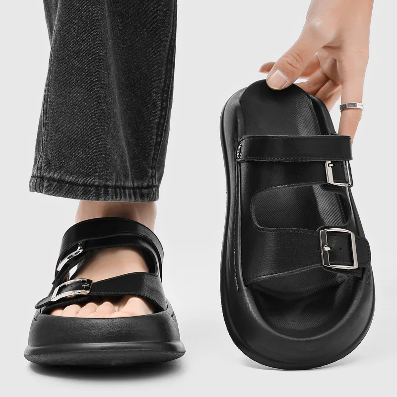 2026 New Men's Slippers Summer Trend Non-slip Driving Sandals Driving Outdoor Two-in-one Dual-purpose Beach Shoes Zapatos Hombre
2026 New Men's Slippers Summer Trend Non-slip Driving Sandals Driving Outdoor Two-in-one Dual-purpose Beach Shoes Zapatos Hombre