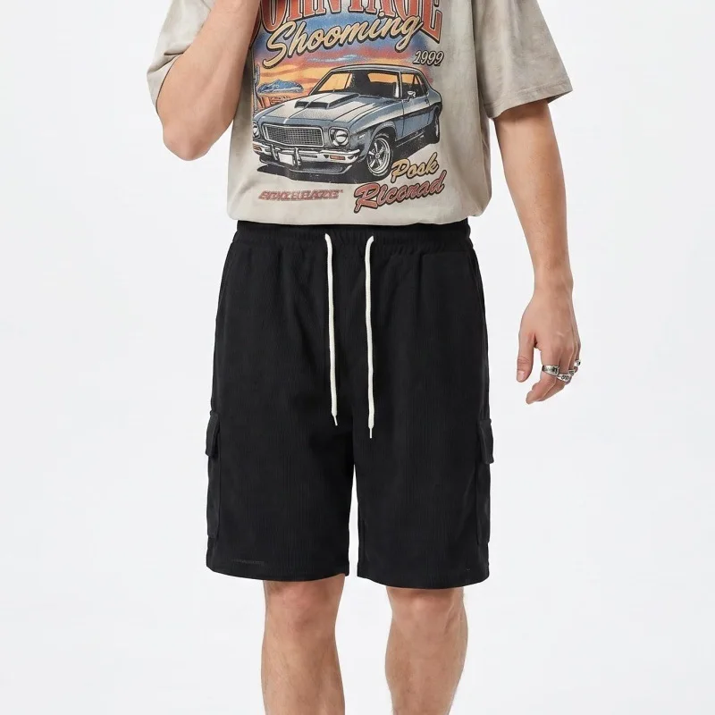 Men's Corduroy Shorts 2026 Summer New American Retro Casual Multi-Pocket Shorts Breathable Short Pants for Daily Outdoor
Men's Corduroy Shorts 2026 Summer New American Retro Casual Multi-Pocket Shorts Breathable Short Pants for Daily Outdoor