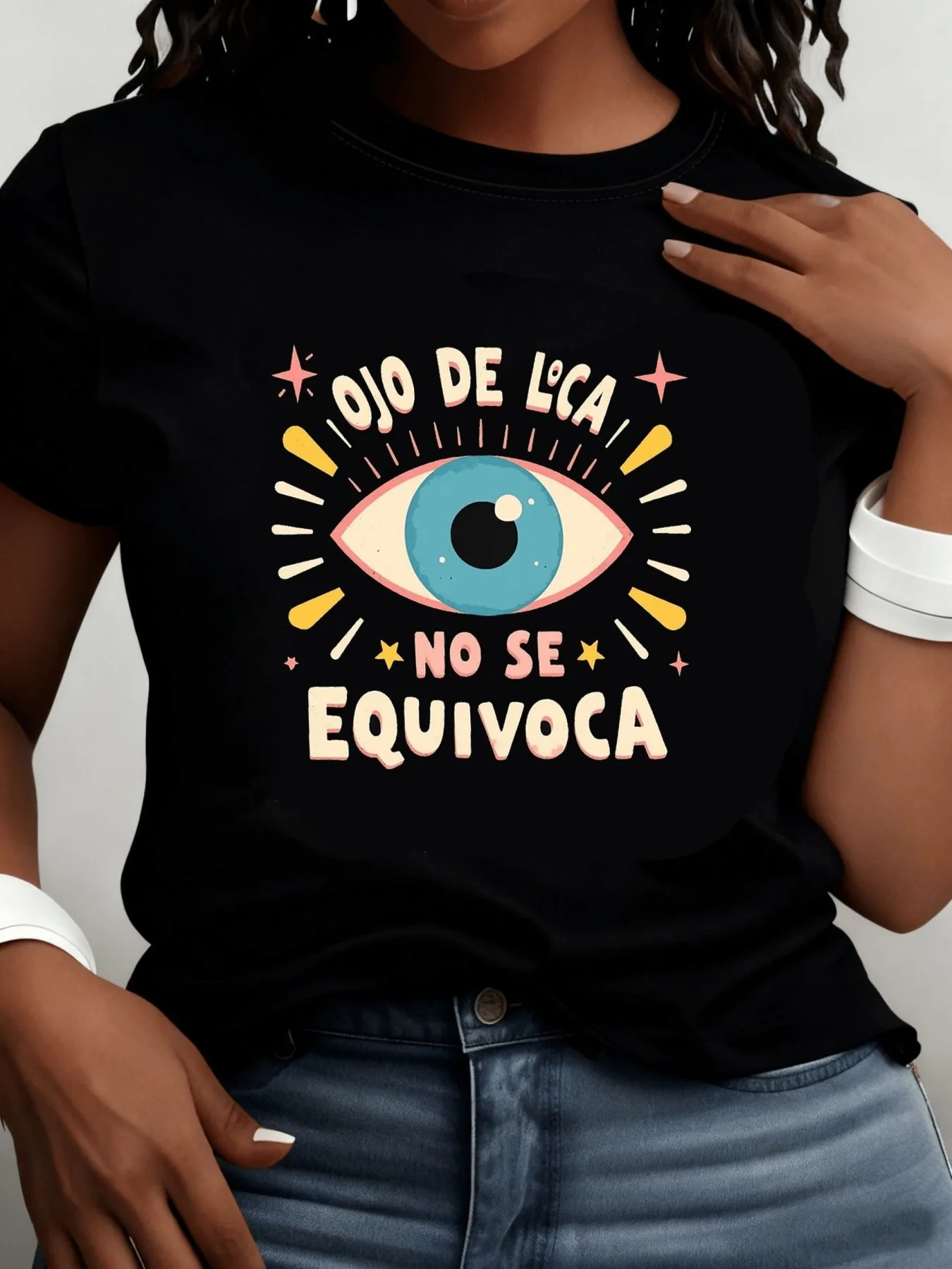 Plus size women's short sleeve T-shirt Eye Of Lica Does Not Mistake soft and comfortable fabric summer outfits women's clothing
Plus size women's short sleeve T-shirt Eye Of Lica Does Not Mistake soft and comfortable fabric summer outfits women's clothing