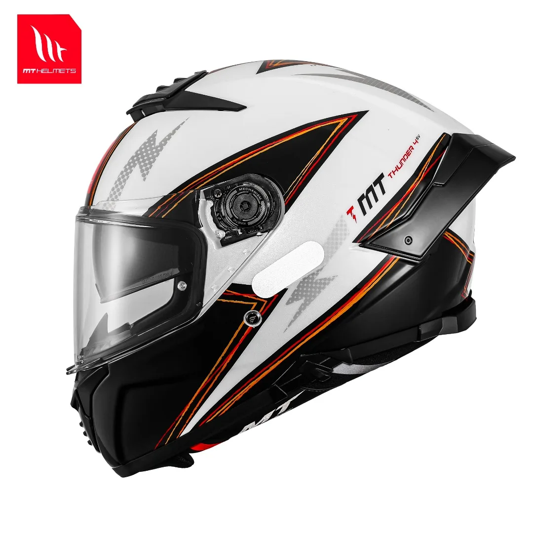 MT Thunder 4 SV Original Spanish Motorcycle Helmet Full face Double lens helmet Capacetes Cascos para moto
MT Thunder 4 SV Original Spanish Motorcycle Helmet Full face Double lens helmet Capacetes Cascos para moto