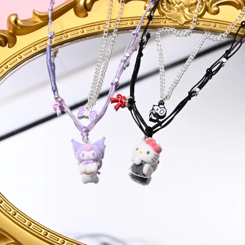 Sanrio Genuine Plush Toy Necklace with Cute Kt Cat Meileti Kulomi Doll Wholesale
Sanrio Genuine Plush Toy Necklace with Cute Kt Cat Meileti Kulomi Doll Wholesale
