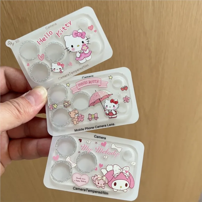 Sanrio HelloKitty Camera Lens Protector for iphone 17 16 15 14 Pro Max 14Plus Protector Cartoon Cute Lens Ring Glass Glowing Cap
Sanrio HelloKitty Camera Lens Protector for iphone 17 16 15 14 Pro Max 14Plus Protector Cartoon Cute Lens Ring Glass Glowing Cap