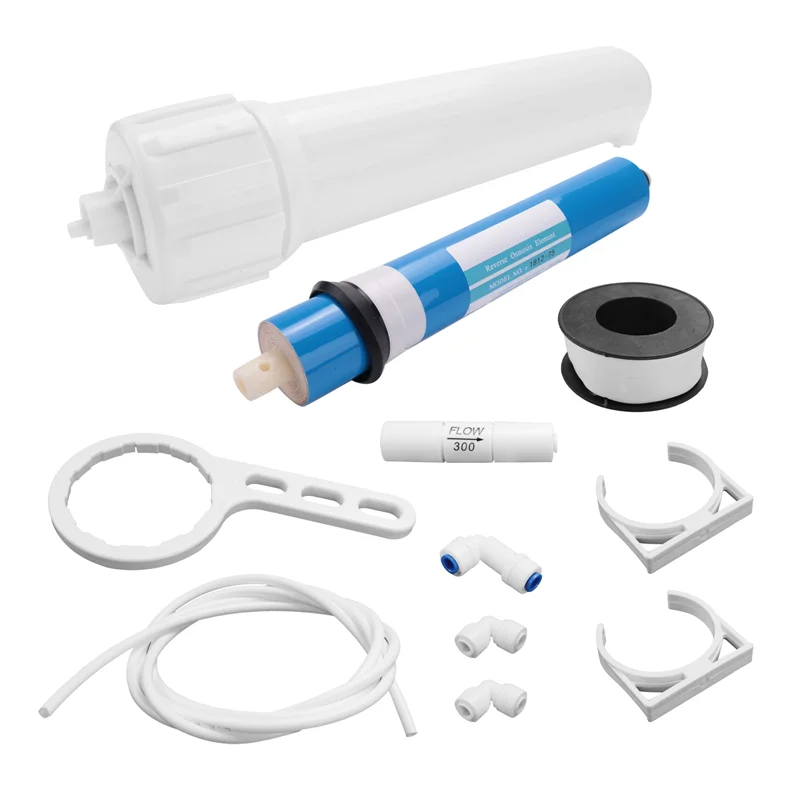 Мембрана Vontron RO 75Gpd + корпус мембраны 1812 RO + детали системы фильтрации воды обратного осмоса
Мембрана Vontron RO 75Gpd + корпус мембраны 1812 RO + детали системы фильтрации воды обратного осмоса