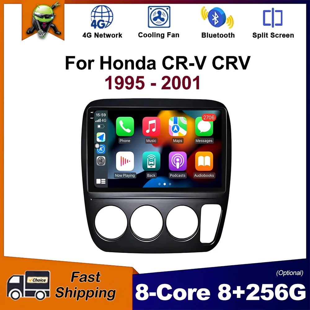 for Honda CR-V CRV 1995 - 2001 9 inch Android OS Car Radio Multimedia Stereo Player GPS Navigation Carplay WiFi DSP
for Honda CR-V CRV 1995 - 2001 9 inch Android OS Car Radio Multimedia Stereo Player GPS Navigation Carplay WiFi DSP