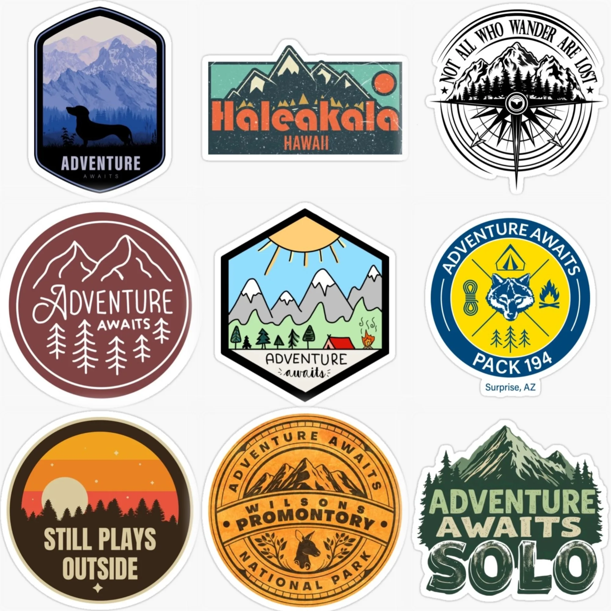 Adventure Awaits Travel Mountain Camping Creative PVC Sticker for Decorate Car Van Truck Window Bumper Decal Accessories
Adventure Awaits Travel Mountain Camping Creative PVC Sticker for Decorate Car Van Truck Window Bumper Decal Accessories