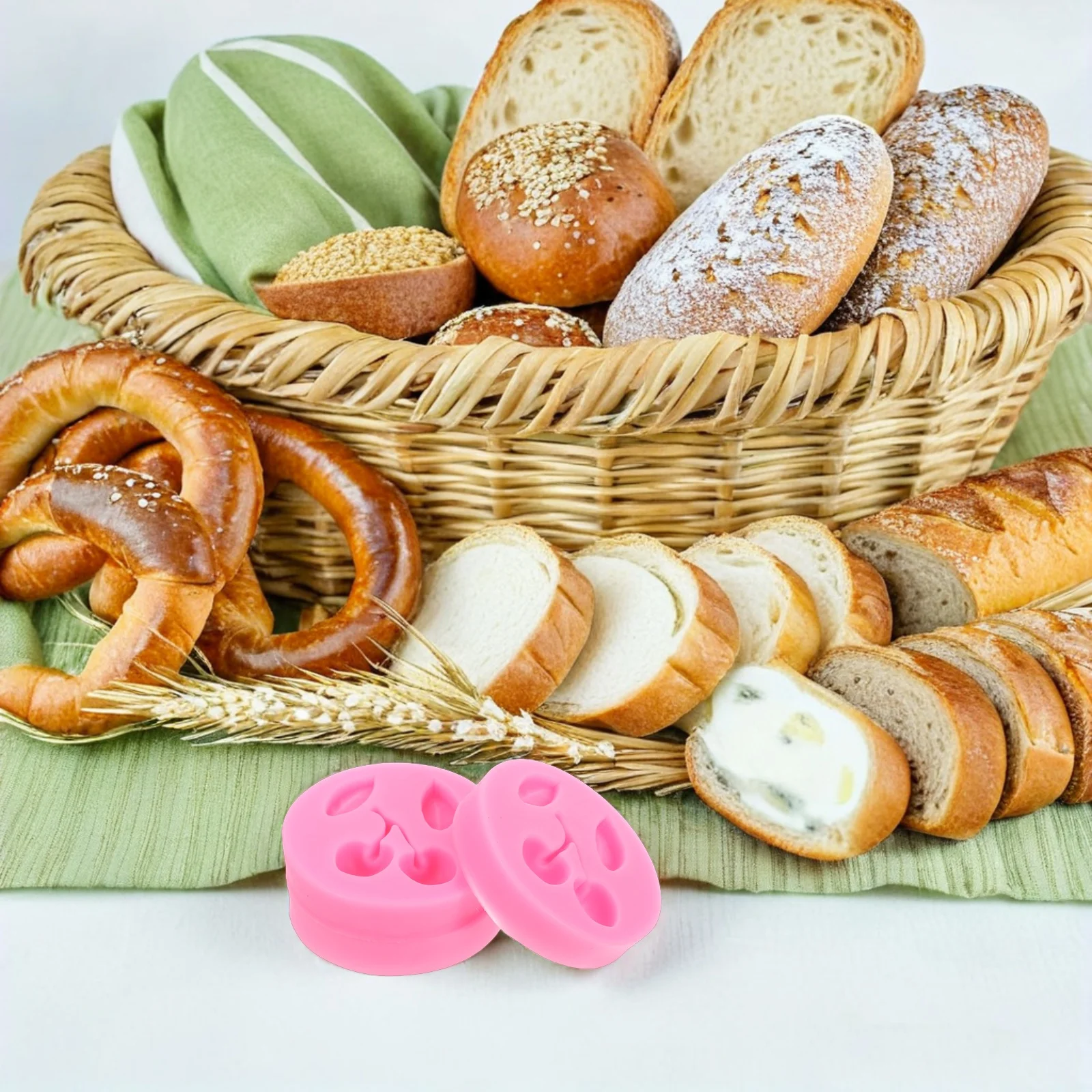 3Pcs Cherry Silicone Fondant Molds Cherry Shape Baking Mold for Cake Decorating Chocolate Candy Pastry Sugarcraft Decoration
3Pcs Cherry Silicone Fondant Molds Cherry Shape Baking Mold for Cake Decorating Chocolate Candy Pastry Sugarcraft Decoration