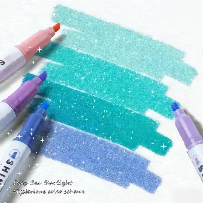 4 Colors Pastel Glitter Highlighters For Students Kids Drawing Notes Notebook Highlight Marker Pencil School Writing Supplies
4 Colors Pastel Glitter Highlighters For Students Kids Drawing Notes Notebook Highlight Marker Pencil School Writing Supplies