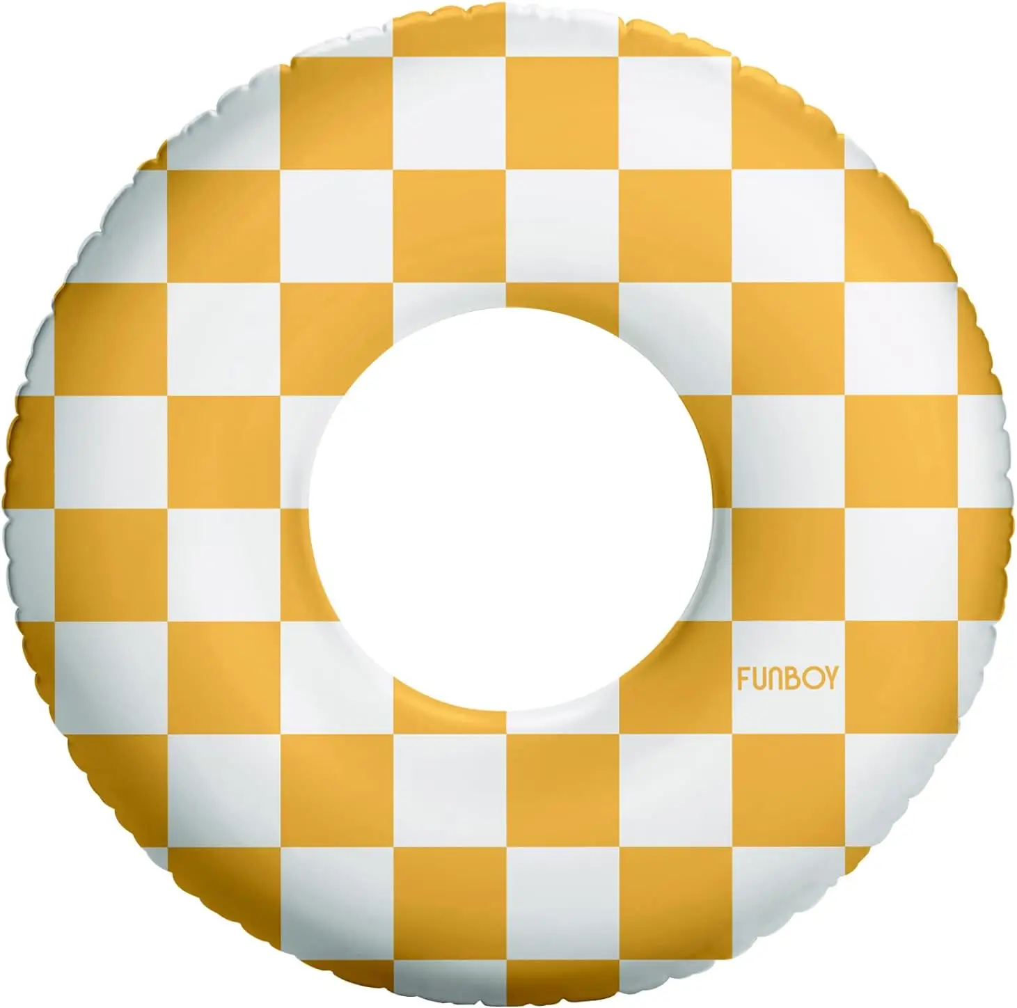 30'' Kids Pool Float Tube - Yellow Checkers Design, Perfect for Summer Fun
30'' Kids Pool Float Tube - Yellow Checkers Design, Perfect for Summer Fun