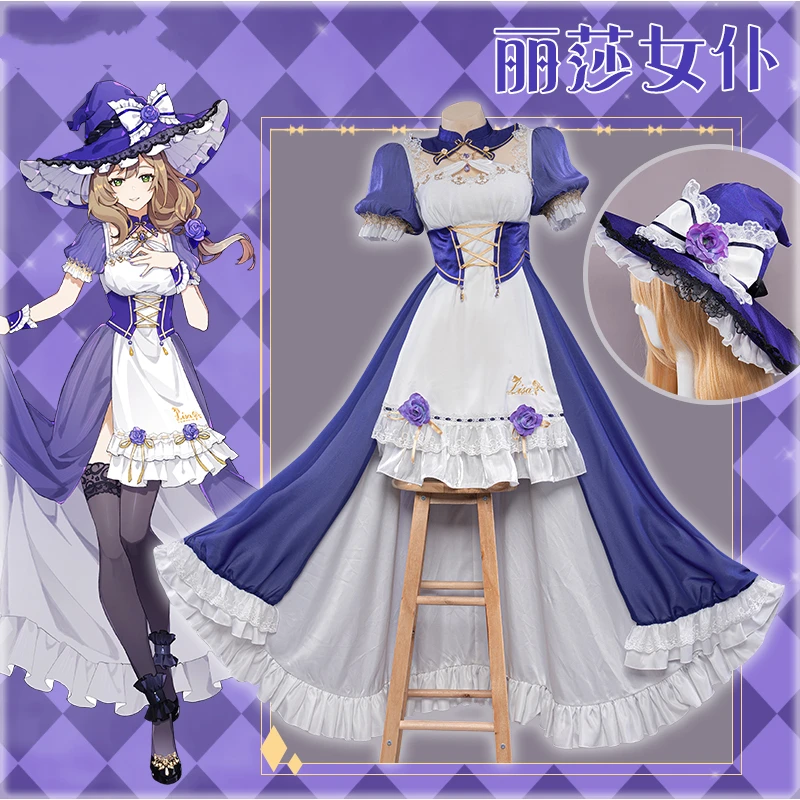 Anime Game Genshin Impact Lisa Original Maid Dress Party Daily Uniform Cosplay Costume Halloween Women Free Shipping 2022 New
Anime Game Genshin Impact Lisa Original Maid Dress Party Daily Uniform Cosplay Costume Halloween Women Free Shipping 2022 New