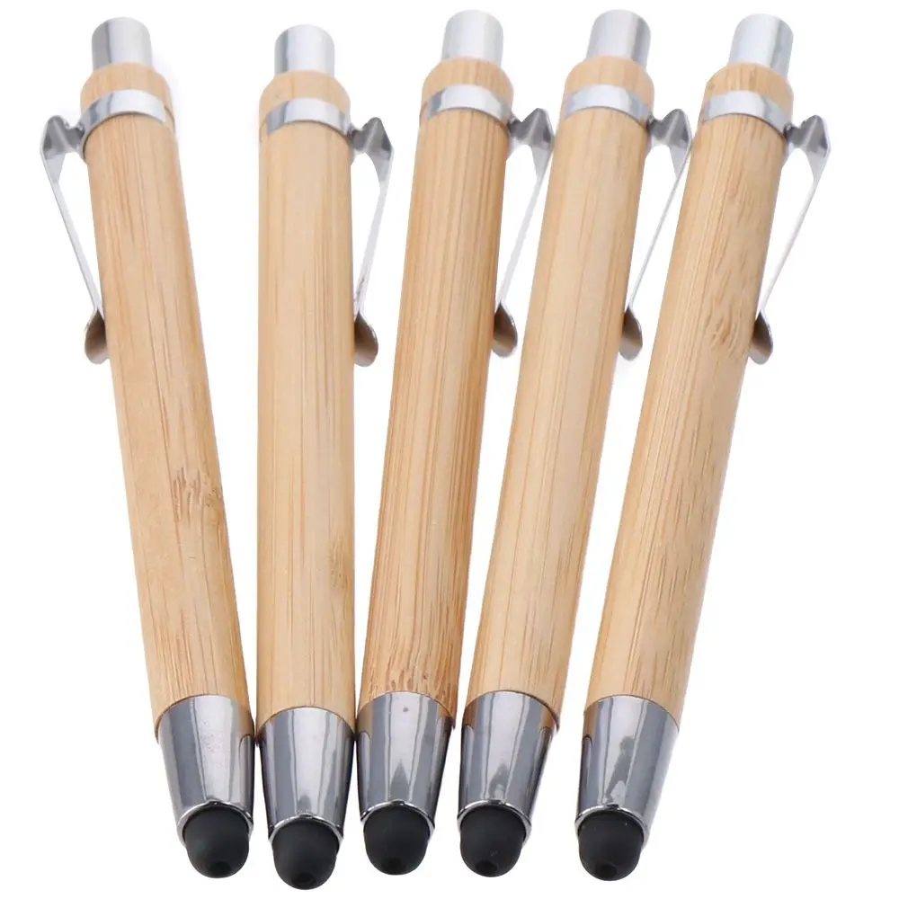 Gifts Bamboo Ballpoint Pen 2 in 1 Black Ink Sustainable Pens Stylus Touch Pen Office
Gifts Bamboo Ballpoint Pen 2 in 1 Black Ink Sustainable Pens Stylus Touch Pen Office