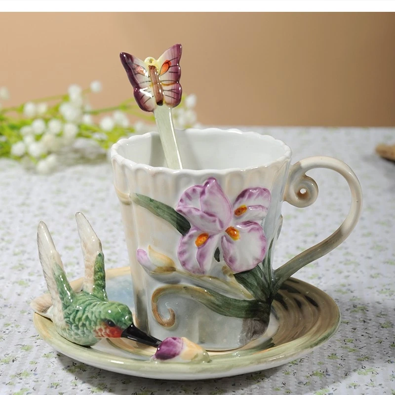 hand-painted ceramic exquisite afternoon tea red mug girls table decoration
hand-painted ceramic exquisite afternoon tea red mug girls table decoration