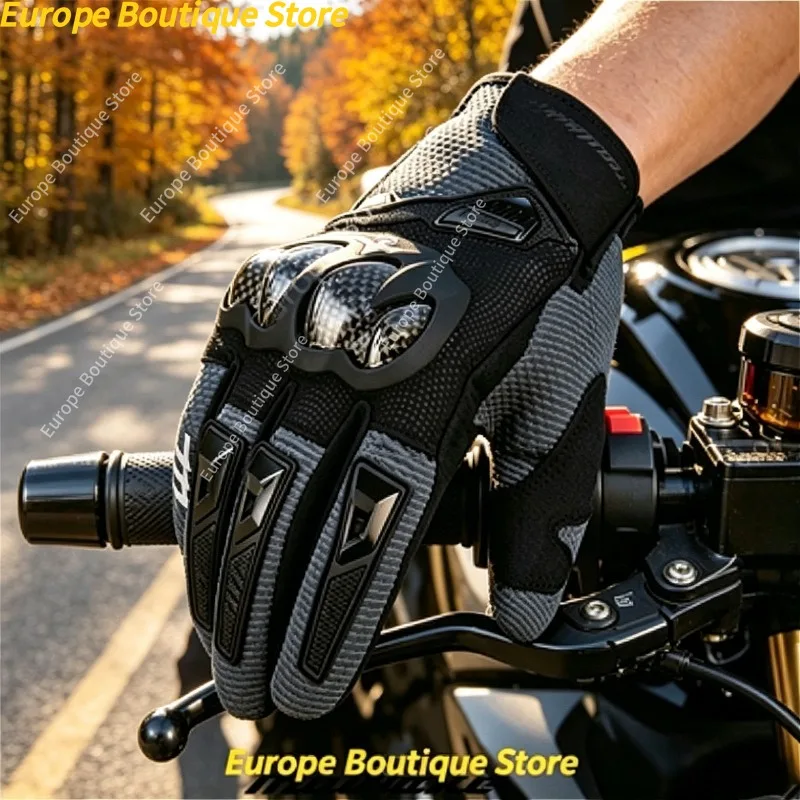 Anti Slip Anti Fall MADBIKE Carbon Fiber Motorcycle Gloves Spring Summer Breathable Wear Resistant Racing Gear For Men
Anti Slip Anti Fall MADBIKE Carbon Fiber Motorcycle Gloves Spring Summer Breathable Wear Resistant Racing Gear For Men