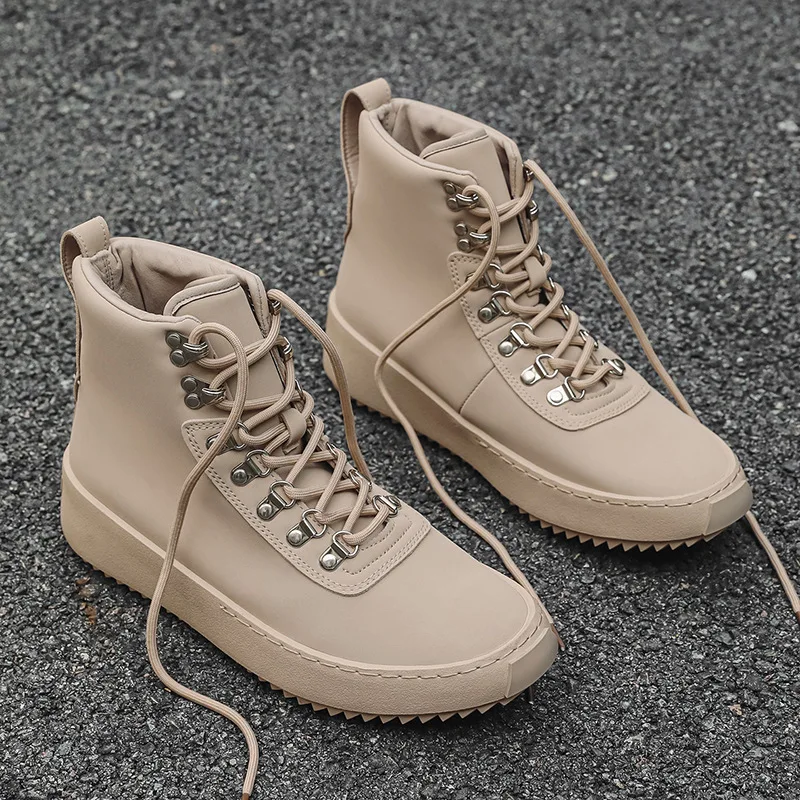 Fashionable Classic Men's Boots Trend Thick Sole Casual Men's Shoes Comfortable Breathable High-top Man's Shoes Botas Para Mujer
Fashionable Classic Men's Boots Trend Thick Sole Casual Men's Shoes Comfortable Breathable High-top Man's Shoes Botas Para Mujer