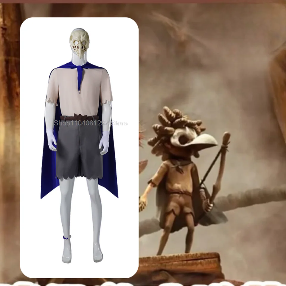 Костюм для косплея Little Nightmares 3 Low, маска мальчика в ворон, полный комплект с маской, мужской карнавальный наряд на Хэллоуин
Костюм для косплея Little Nightmares 3 Low, маска мальчика в ворон, полный комплект с маской, мужской карнавальный наряд на Хэллоуин