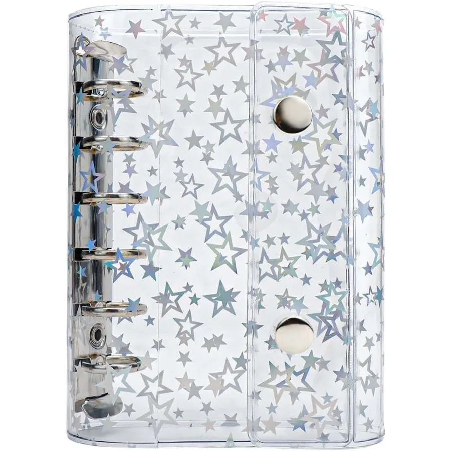 A7 ry Clear Binder Cover Soft PVC A7 Size Refillable Binder Cover 6Ring Double Sp Button Closure Notebook Binder Folder Persol
A7 ry Clear Binder Cover Soft PVC A7 Size Refillable Binder Cover 6Ring Double Sp Button Closure Notebook Binder Folder Persol