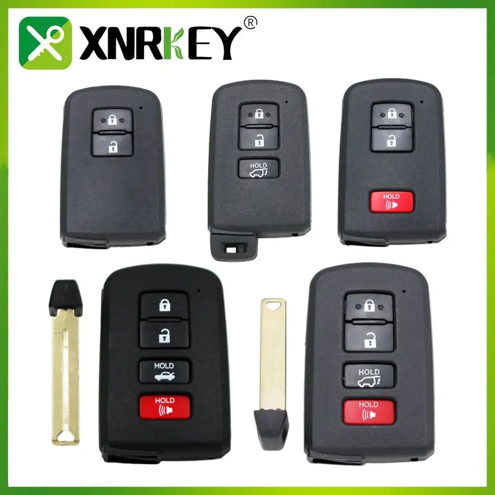 XRNKEY 2/3/4 Buttons Smart Remote Key Shell Case Fob for Toyota Avalon Camry RAV4 2012-2015 with Insert Key
XRNKEY 2/3/4 Buttons Smart Remote Key Shell Case Fob for Toyota Avalon Camry RAV4 2012-2015 with Insert Key