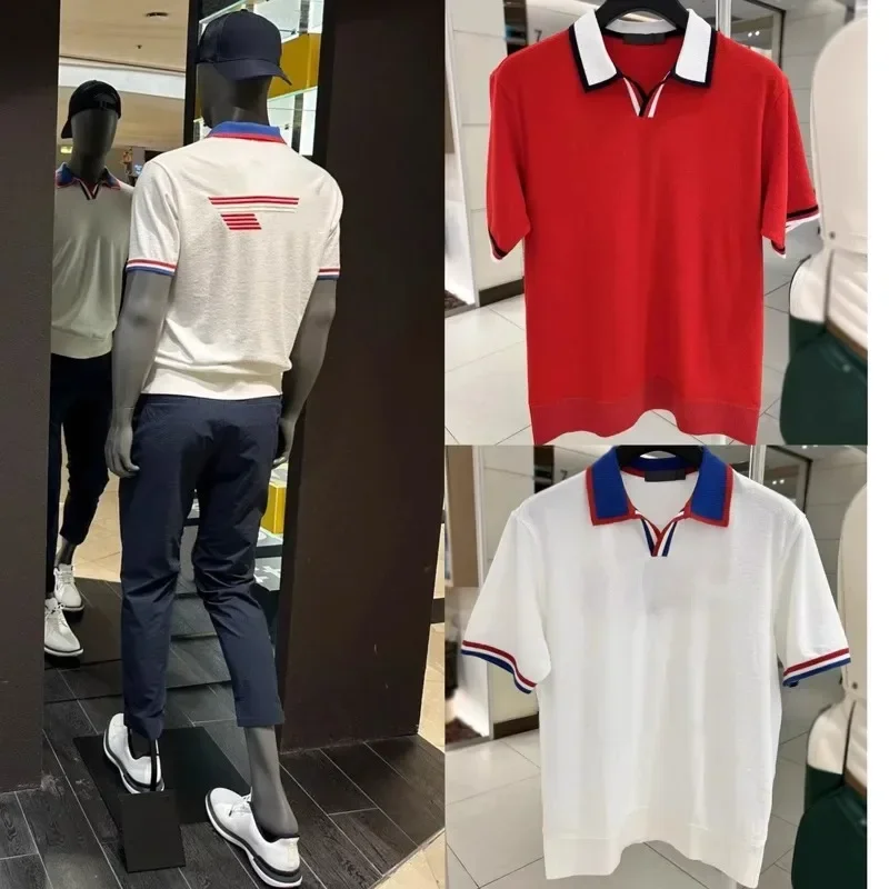 Golf Clothing Men's Ball Clothing Sports Series Fabric Breathable and Skinny 24 Summer Lapel Knitted Short Sleeve T-Shirt
Golf Clothing Men's Ball Clothing Sports Series Fabric Breathable and Skinny 24 Summer Lapel Knitted Short Sleeve T-Shirt
