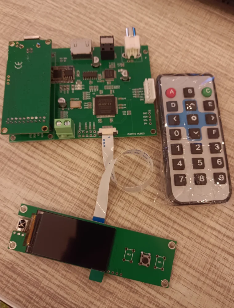 AK4118 Digital Receiving Board (Coaxial Fiber HDMI Bluetooth USB) Five Input to IIS Signal Output
AK4118 Digital Receiving Board (Coaxial Fiber HDMI Bluetooth USB) Five Input to IIS Signal Output
