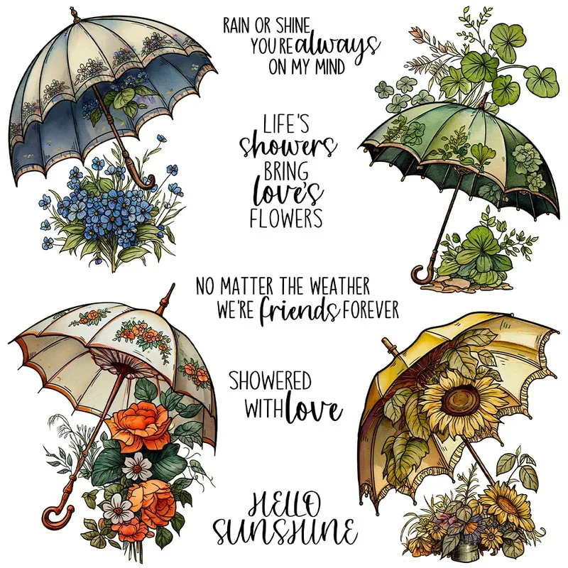Spring Day Bloom Flowers Under Umbrella Clear Stamps DIY Scrapbooking Supplies Silicone Stamp For Cards Albums Decor
Spring Day Bloom Flowers Under Umbrella Clear Stamps DIY Scrapbooking Supplies Silicone Stamp For Cards Albums Decor