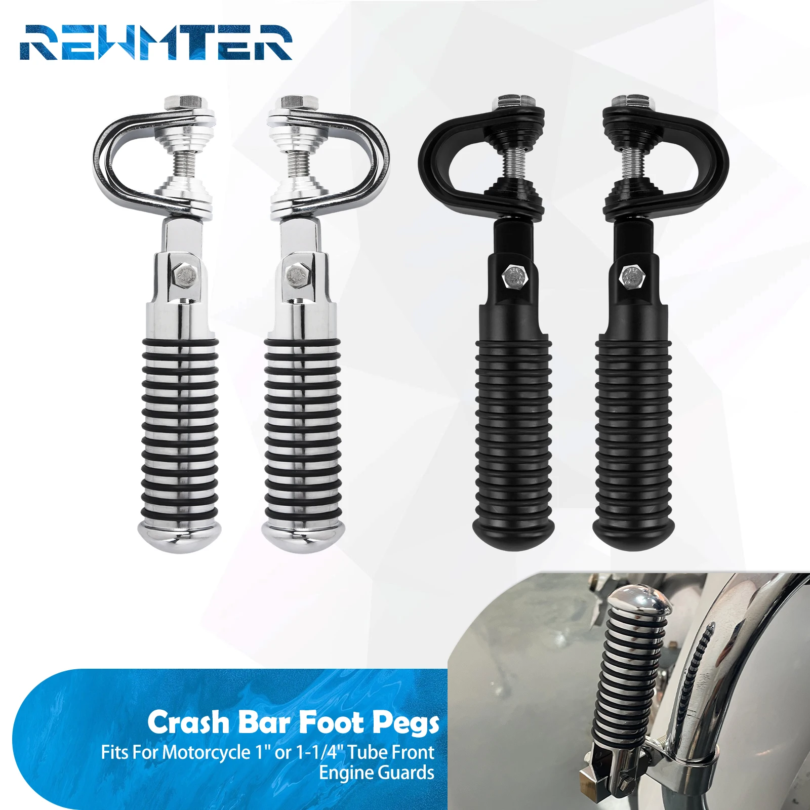 Motorcycle Foot Pegs 1" 1.25" Engine Guard Mount Clamp Highway Crash Bar Footrest Universal For Harley Sportster Touring Softail
Motorcycle Foot Pegs 1" 1.25" Engine Guard Mount Clamp Highway Crash Bar Footrest Universal For Harley Sportster Touring Softail