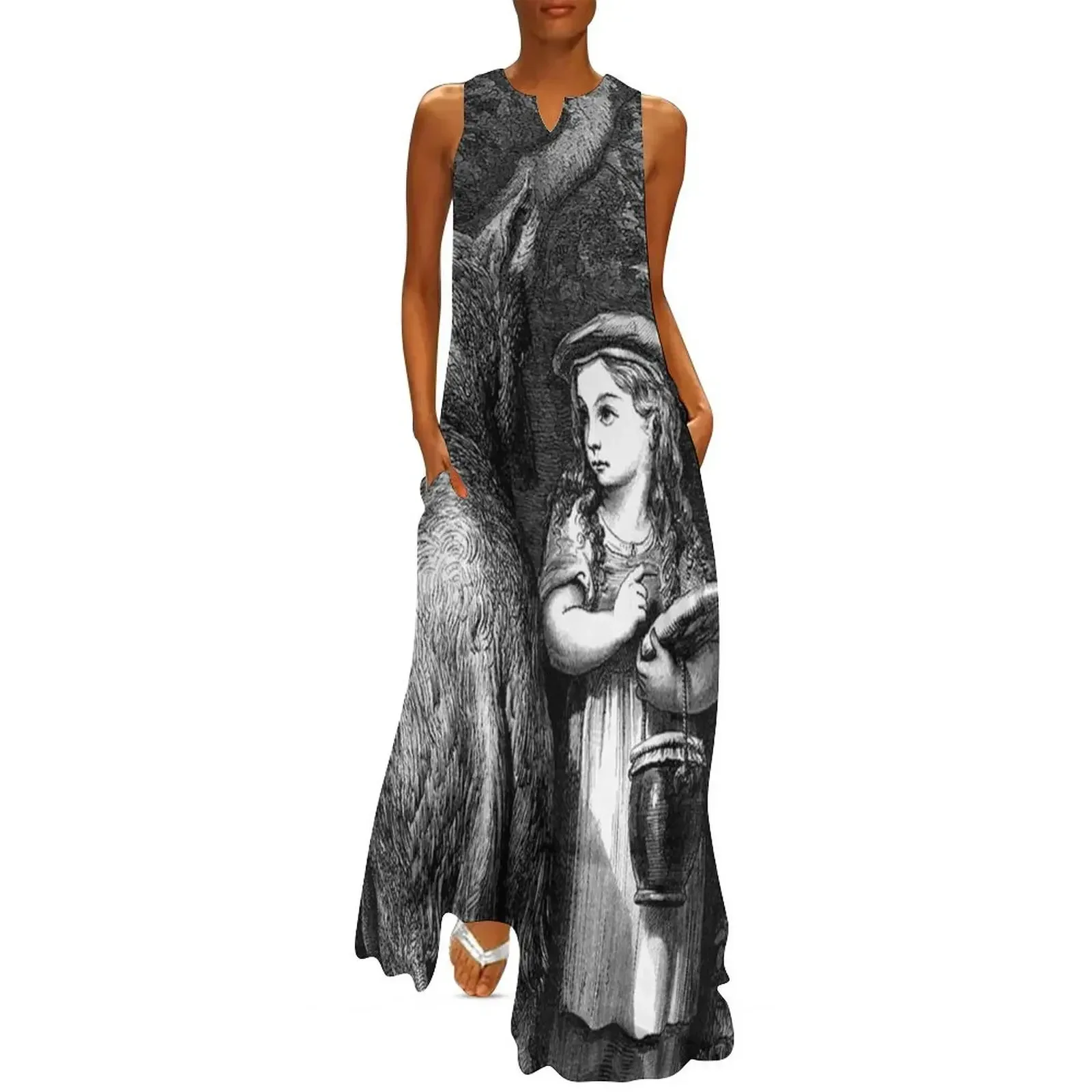 RED RIDING HOOD MEETS OLD FATHER WOLF - GUSTAVE DORE Long Dress Summer women's clothing dress for women 2025 Dress
RED RIDING HOOD MEETS OLD FATHER WOLF - GUSTAVE DORE Long Dress Summer women's clothing dress for women 2025 Dress