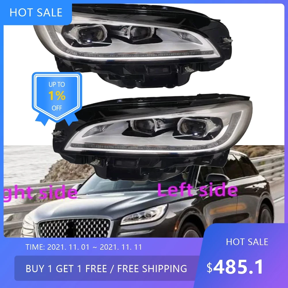 1 шт., автобампер, фара для Lcoln Corsair, авто 2020 ~ 2023y, светодиодный автодневный ходовой фонарь, головной свет
1 шт., автобампер, фара для Lcoln Corsair, авто 2020 ~ 2023y, светодиодный автодневный ходовой фонарь, головной свет