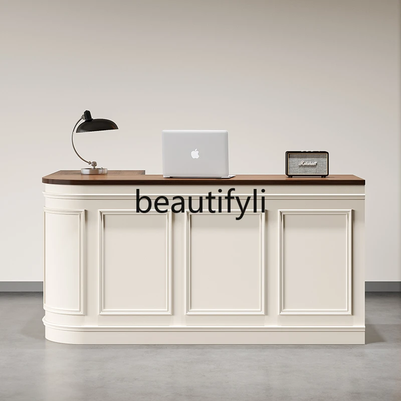 French bar checkout page Cream style clothing store corner flower shop restaurant bar table
French bar checkout page Cream style clothing store corner flower shop restaurant bar table
