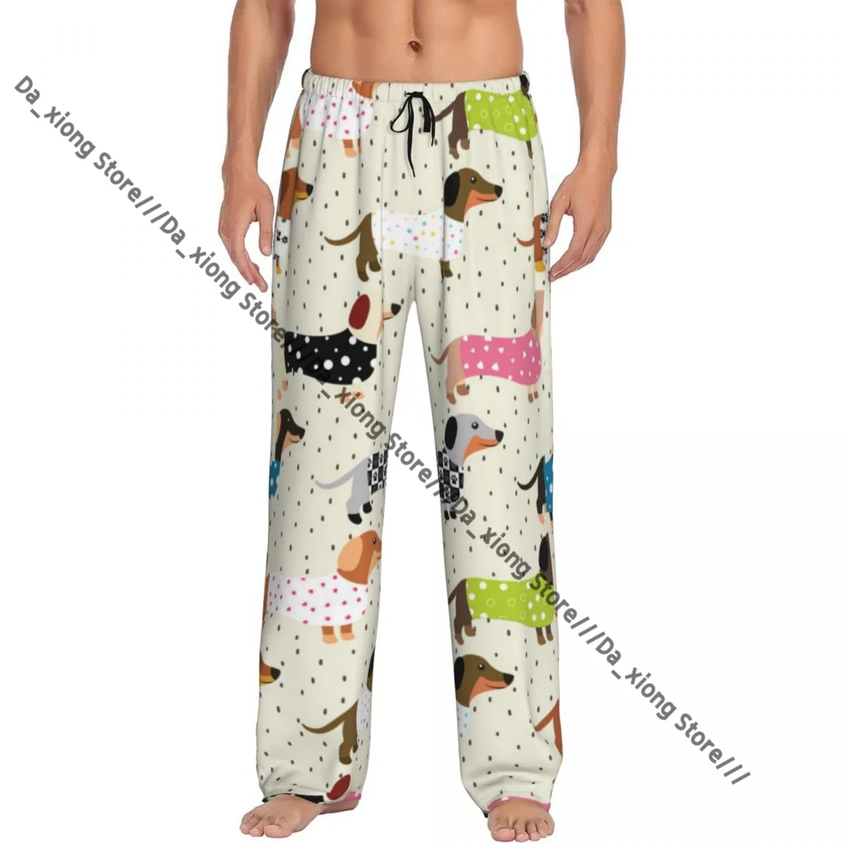 Cute Dachshunds Illustration Mens Pajamas Pyjamas Pants Lounge Pants Sleep Bottoms
Cute Dachshunds Illustration Mens Pajamas Pyjamas Pants Lounge Pants Sleep Bottoms