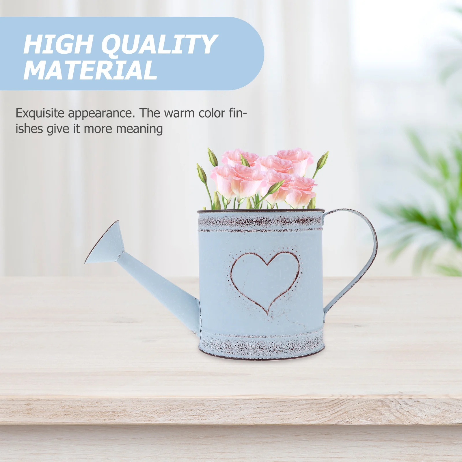 European Pastoral Flower Pot Watering Can Bonsai Bottle Country Vase Iron Chic Decor Decorative Plant Pots Office Farmhouse
European Pastoral Flower Pot Watering Can Bonsai Bottle Country Vase Iron Chic Decor Decorative Plant Pots Office Farmhouse