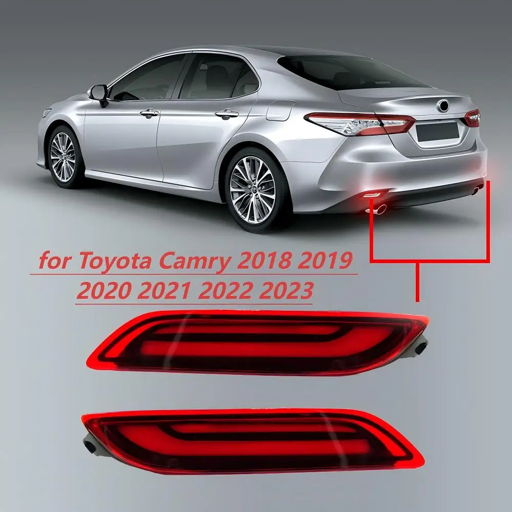 Factory For Toyota Camry 2018-2026 Special LED Rear Bumper Lamp Modified Tail Flash Brake Running Dynamic Turn Light Modified
Factory For Toyota Camry 2018-2026 Special LED Rear Bumper Lamp Modified Tail Flash Brake Running Dynamic Turn Light Modified