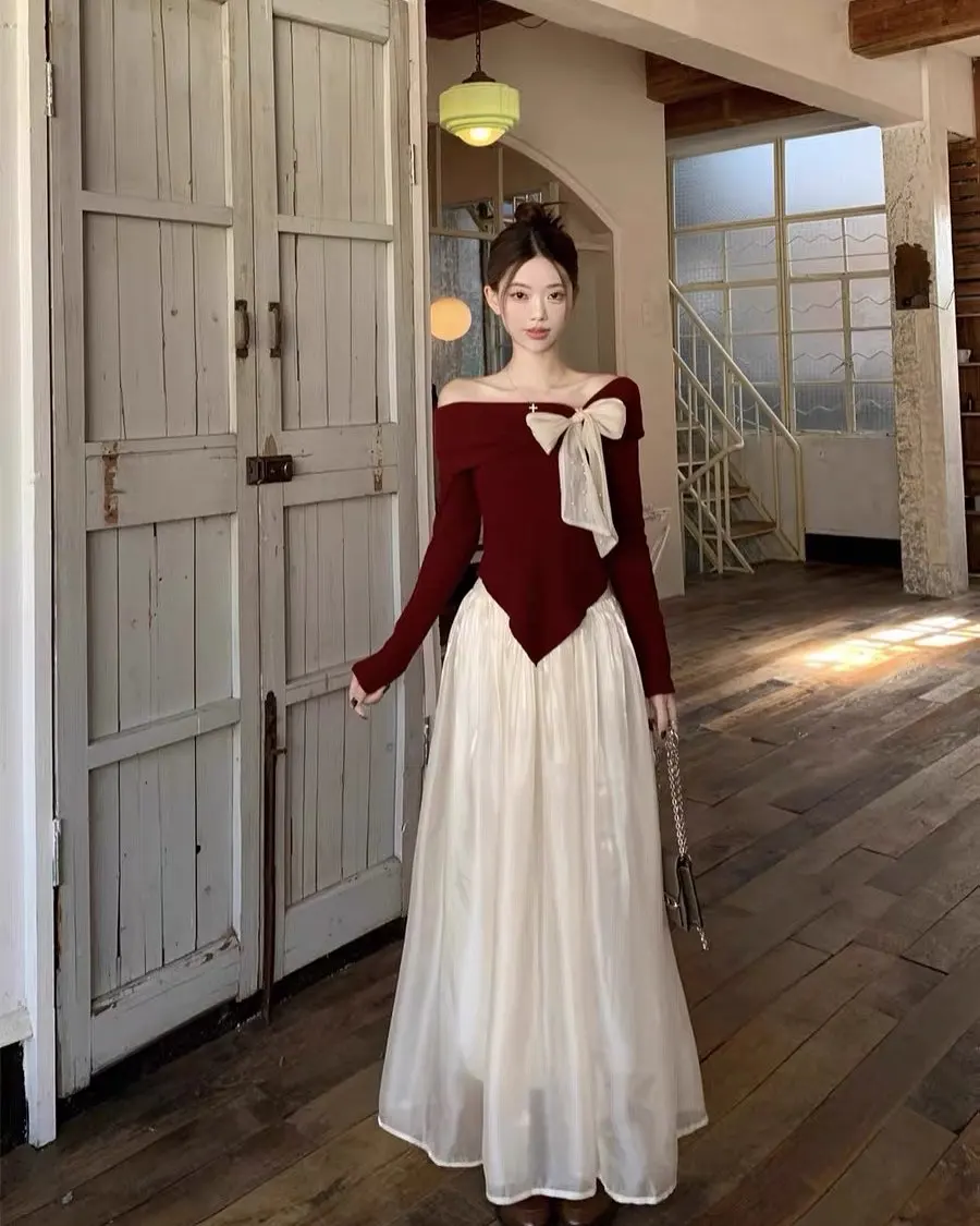 Customized Delicate Organza Off The Shoulder Bow Evening Dresses Temperament Long Sleeves Prom Dress Custom Made Party
Customized Delicate Organza Off The Shoulder Bow Evening Dresses Temperament Long Sleeves Prom Dress Custom Made Party