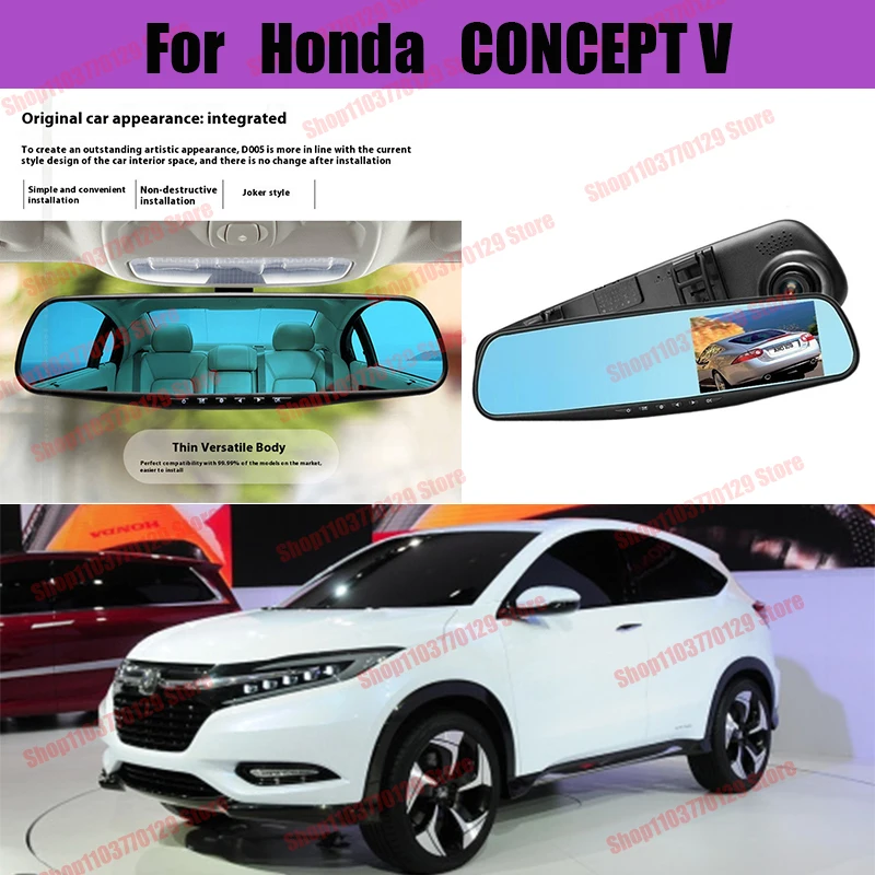 For Honda CONCEPT V High definition dual lens driving recorder with front and rear dual recording reverse images Car dvr
For Honda CONCEPT V High definition dual lens driving recorder with front and rear dual recording reverse images Car dvr