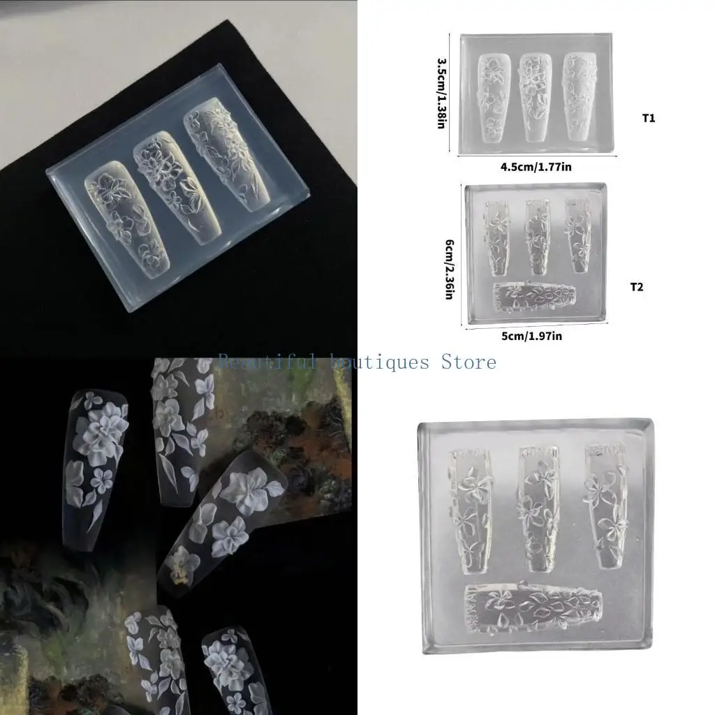 U4LF Flexible Silicone Art Molds Unique Embossed Accessories Molds Jewelry Supplies Practical Embossing Tool
U4LF Flexible Silicone Art Molds Unique Embossed Accessories Molds Jewelry Supplies Practical Embossing Tool
