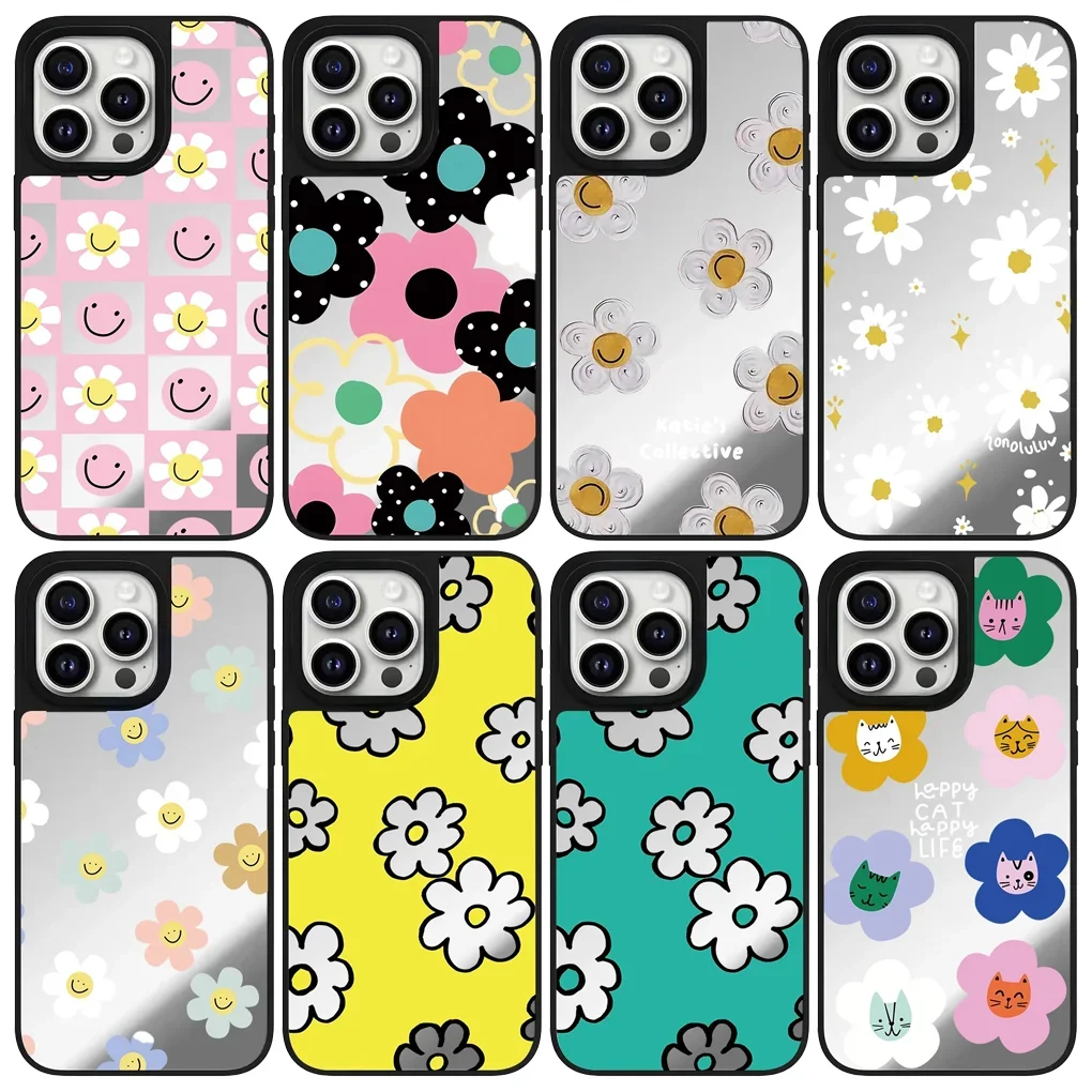 Colorful Flower Magnetic Mirror Surface iPhone 12 13 14 15 16 Pro Max Protective Case, Fits iPhone 16 Pro Max
Colorful Flower Magnetic Mirror Surface iPhone 12 13 14 15 16 Pro Max Protective Case, Fits iPhone 16 Pro Max