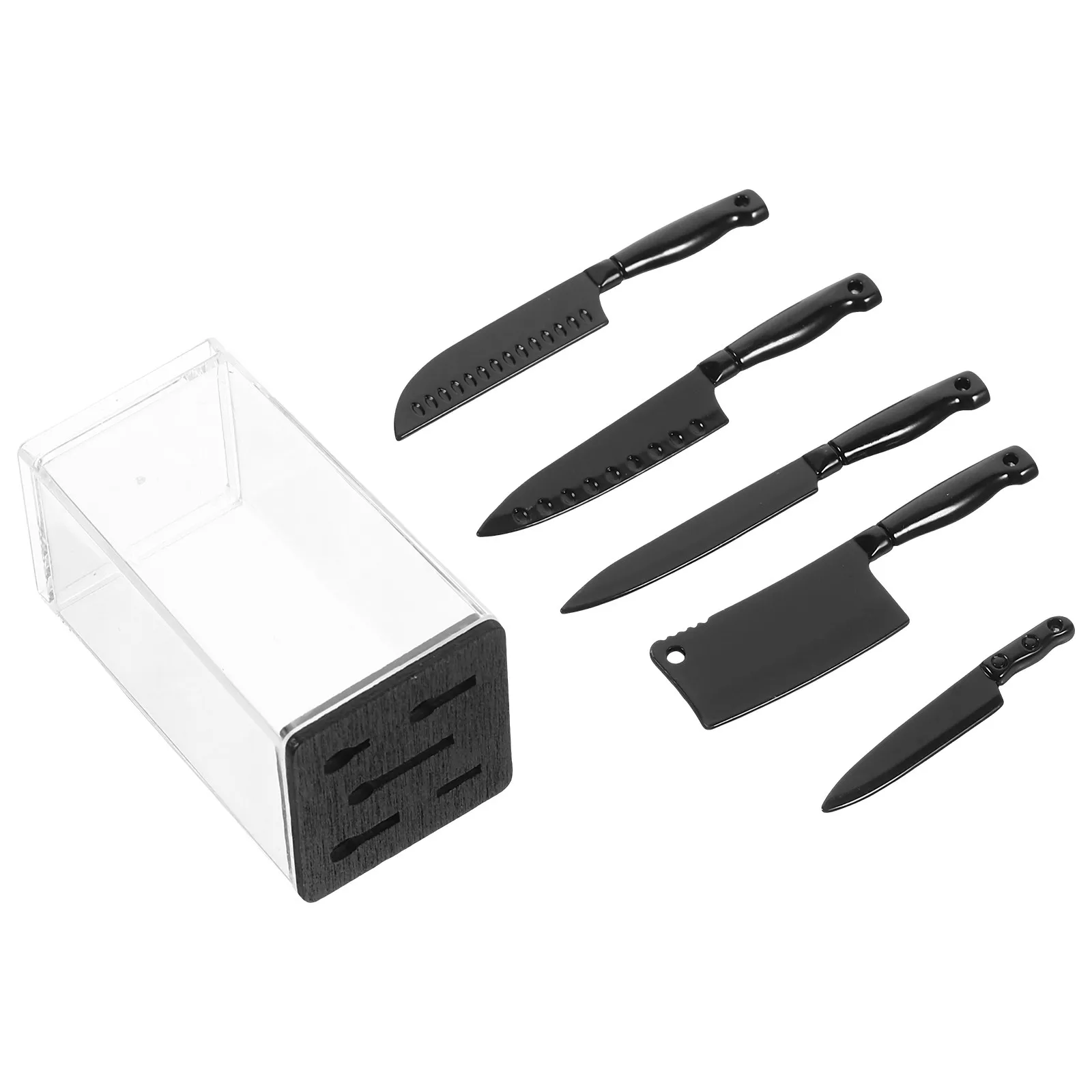 1Set Mini Kitchen Cutter Ornament Compact Smooth Miniature Kitchenware for Mini House Decor Pretend Play Miniature Props
1Set Mini Kitchen Cutter Ornament Compact Smooth Miniature Kitchenware for Mini House Decor Pretend Play Miniature Props