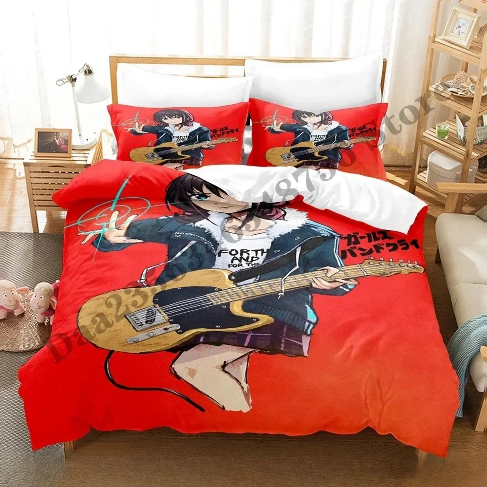 New 3D Anime Bed Sheet Set Girls Band Cry Bedding Set Single Twin Full Queen King Size Bed Set Adult Kid Bedroom Duvetcover Sets
New 3D Anime Bed Sheet Set Girls Band Cry Bedding Set Single Twin Full Queen King Size Bed Set Adult Kid Bedroom Duvetcover Sets