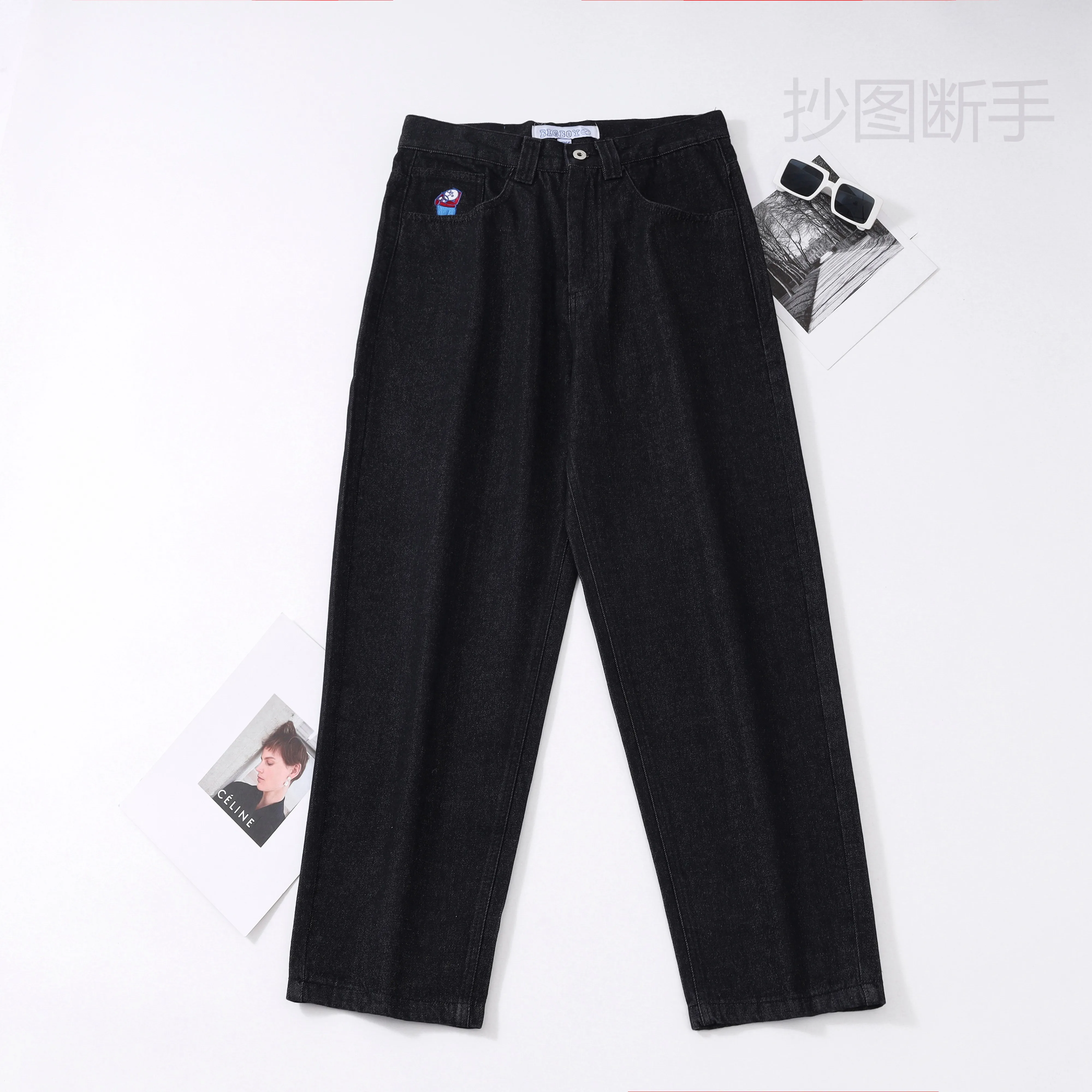 2025 Y2K Big boy Jeans for Men Streetwear Baggy Jeans Embroidery Denim Leisure Simple Pants Women Jeans Mujer Hot traf jean
2025 Y2K Big boy Jeans for Men Streetwear Baggy Jeans Embroidery Denim Leisure Simple Pants Women Jeans Mujer Hot traf jean