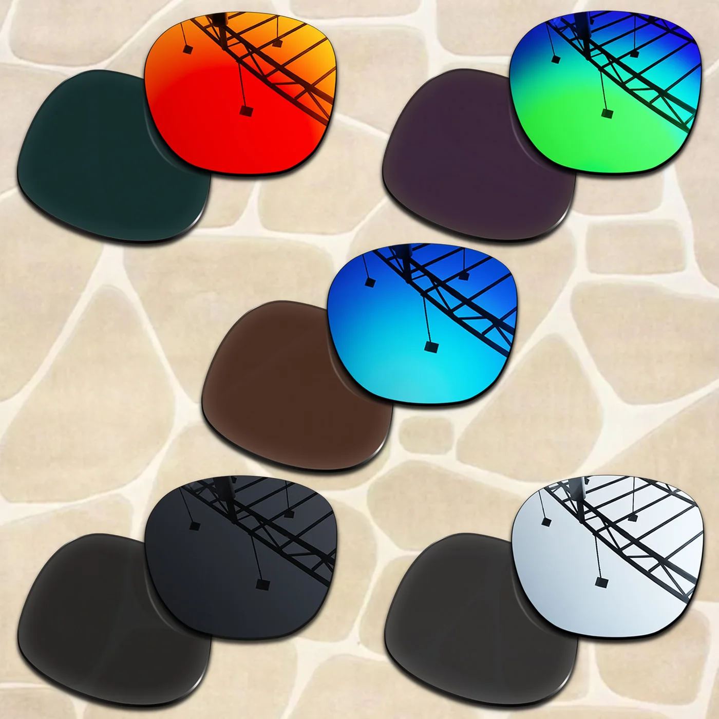 Anti-Scratch Polarized Replacement Lenses for Oakley Garage Rock OO9175 55mm Sunglasses
Anti-Scratch Polarized Replacement Lenses for Oakley Garage Rock OO9175 55mm Sunglasses