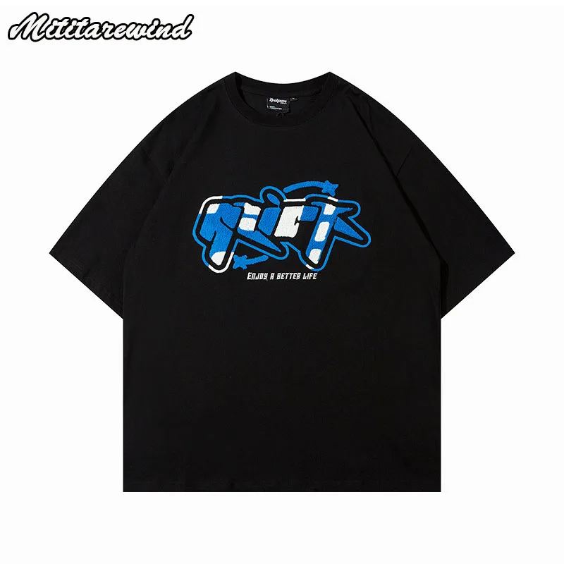 Vintage High Street Oversize Loose O-Neck Pure Cotton Men's T-shirts Letter Print Flocking Hip Hop Versatile Daily Youth Casual
Vintage High Street Oversize Loose O-Neck Pure Cotton Men's T-shirts Letter Print Flocking Hip Hop Versatile Daily Youth Casual