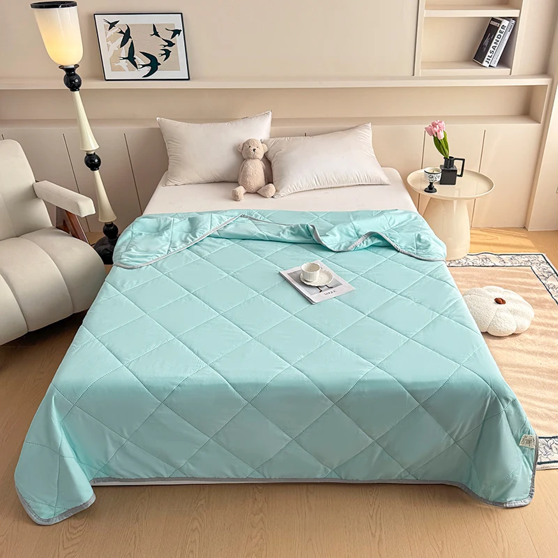 Ultrasonic Summer Quilt Brushed Polyester Air Condition Comforter Cooling Blanket Home 180*200cm Full Adult Kids Drop Shiping
Ultrasonic Summer Quilt Brushed Polyester Air Condition Comforter Cooling Blanket Home 180*200cm Full Adult Kids Drop Shiping