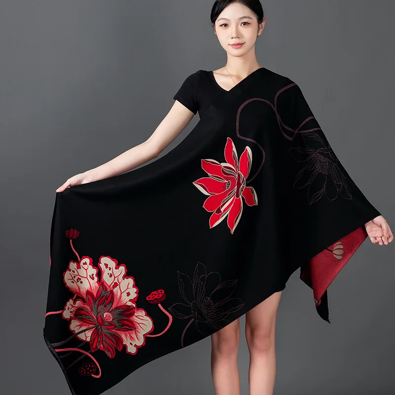 2023 Women Winter Cashmere Scarf Floral Print Shawl Wrap Pashmina Warm Scarves Thick Travel Blanket Female All-Match Echarpe
2023 Women Winter Cashmere Scarf Floral Print Shawl Wrap Pashmina Warm Scarves Thick Travel Blanket Female All-Match Echarpe