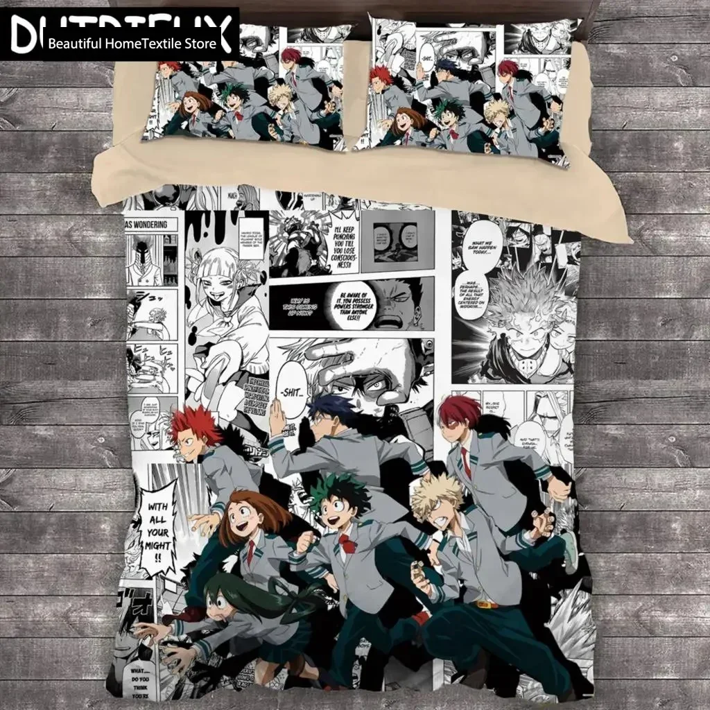 Popular Anime My Hero Academia 3D NEW Duvet Cover Pillowcase Bedding Set Adult Boy Girl Bedroom Decoration Single Double Large
Popular Anime My Hero Academia 3D NEW Duvet Cover Pillowcase Bedding Set Adult Boy Girl Bedroom Decoration Single Double Large