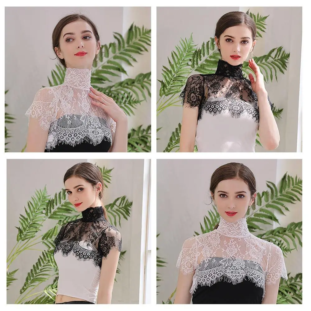 Sweet Wedding Dress Decorative Neck Cover Fake Collar Detachable Half Shirt
Sweet Wedding Dress Decorative Neck Cover Fake Collar Detachable Half Shirt