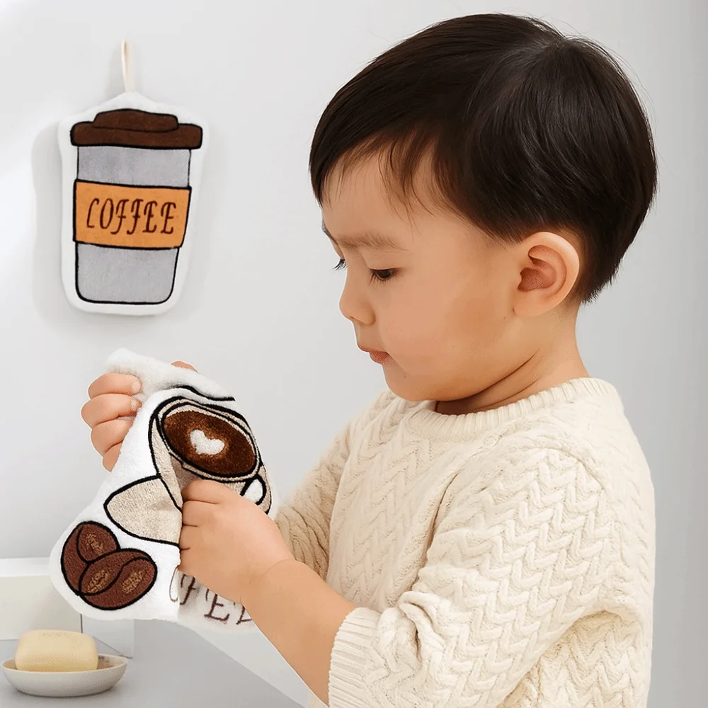 4Pcs/Set Cartoon Hand Towel Coffee Pattern Absorbent Kitchen Hand Cloth Thickened Skin-friendly Kitchen Cleaning Cloth Bathroom
4Pcs/Set Cartoon Hand Towel Coffee Pattern Absorbent Kitchen Hand Cloth Thickened Skin-friendly Kitchen Cleaning Cloth Bathroom