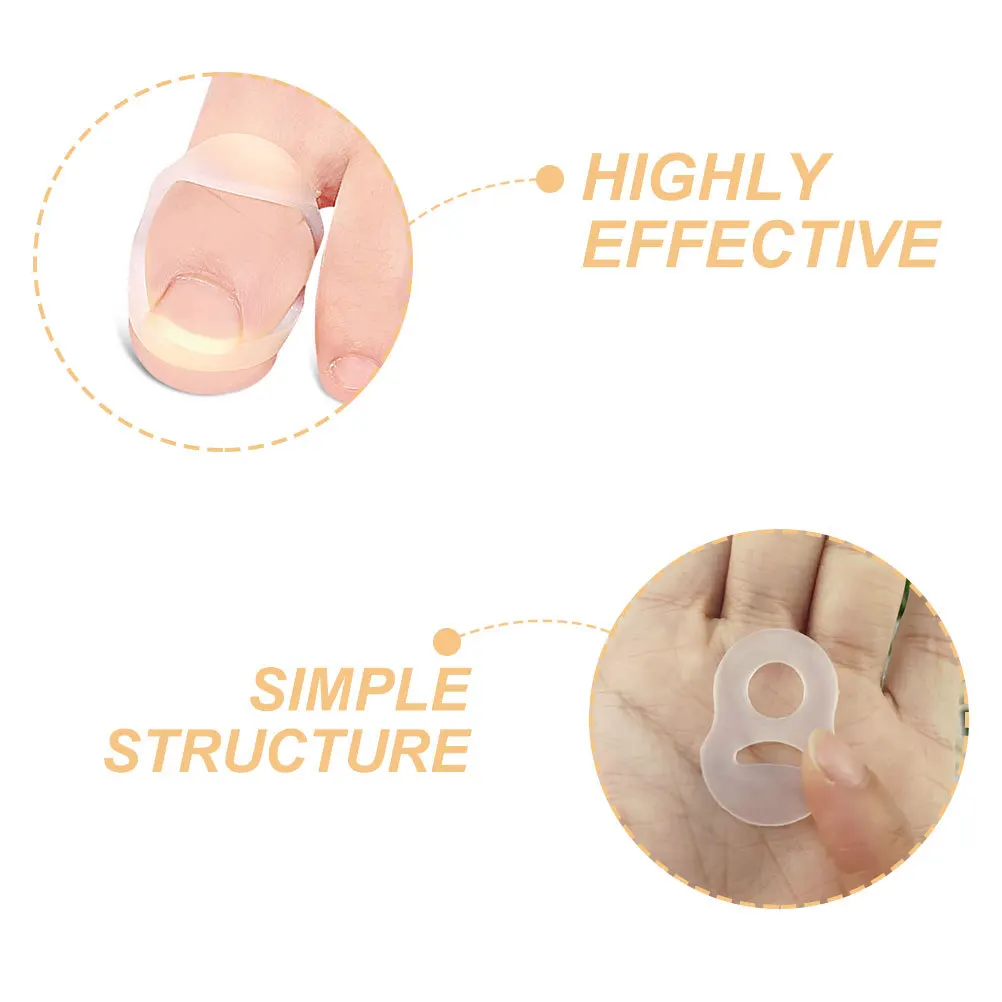 10Pcs Elastic Toenail Corrector Ring Set for Ingrown Nail Fixing Reusable Nail Growth Guide Tool Foot Health Accessory
10Pcs Elastic Toenail Corrector Ring Set for Ingrown Nail Fixing Reusable Nail Growth Guide Tool Foot Health Accessory