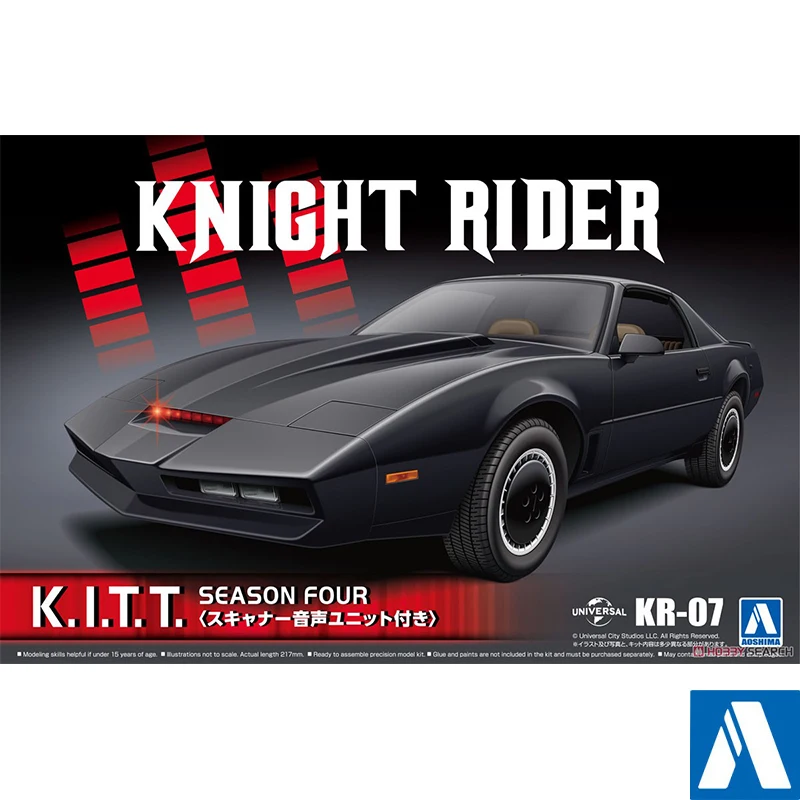 Static assembly car model Aoshima-06561 1/24 KNIGHT 2000 K.I.T.T. Season 4 With sound and lightcar model kit
Static assembly car model Aoshima-06561 1/24 KNIGHT 2000 K.I.T.T. Season 4 With sound and lightcar model kit
